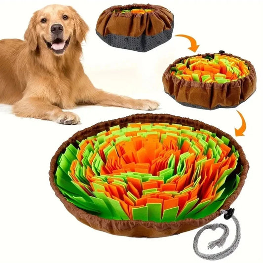 Washable Sniffing Pad Foldable Dog Slow Feeding Mat Toy Dog Training Snuff Mat