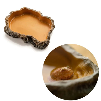 Pet Bowl Simulation Rock Escape Proof Bowl Reptiles Simulation Rock Bowl