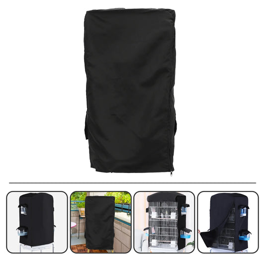 Two Handle Top Design Waterproof Bird Cage Cover Protective Birdcage Accessory Light Blocking Cage Cover Durable Pet Products