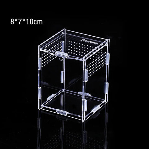 Transparent Acrylic Breeding Box Reptiles Amphibious Lizards Jumping Spiders  Turtles Breeding Box Modern Simple Breeding Tank