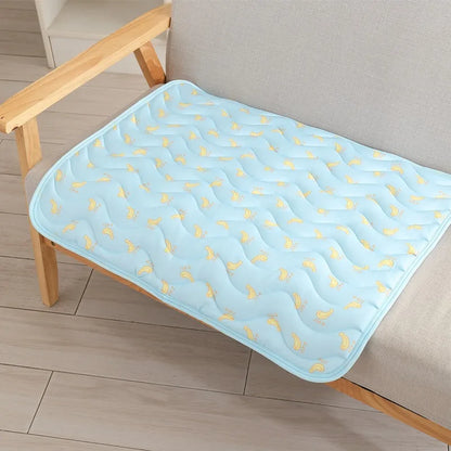 Summer pet mat Cool pet mat Cool cat and dog sofa mat cool ice silk cool breathable pet mat dog ice mat
