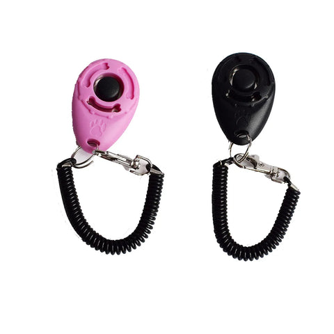 2/Pack Dog Training Clicker with Adjustable Wrist Strap Durable Lightweight Easy To Use for Cats Puppy Birds Horses