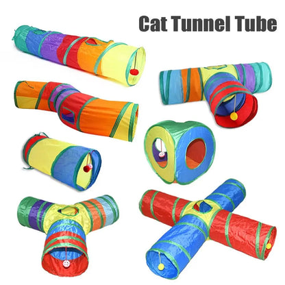 Pet Supplies Cat Play Tunnel Tube Collapsible Hamster House Tunnel For Pet Gerbil Rat Small Animals