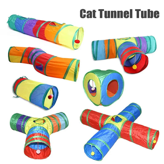 Pet Supplies Cat Play Tunnel Tube Collapsible Hamster House Tunnel For Pet Gerbil Rat Small Animals