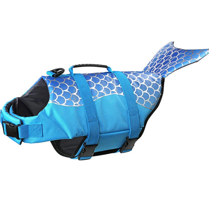 Pet Dog Life Jacket Enhanced Buoyancy Small Dogs Swimming Clothes Safety Vest with Handle for Medium Large Dog Surfing Costume