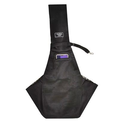 Crossbody breathable dog folding pet bag, large capacity pet supplies wholesale, cross-border exclusive portable cat bag