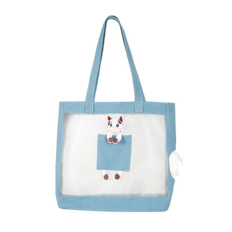 OUWO Small Cat Dog Carrier Tote Breathable Mesh Pet Carrier Bag Soft Sided Foldable Kitten Travel Bag Pet Supplies