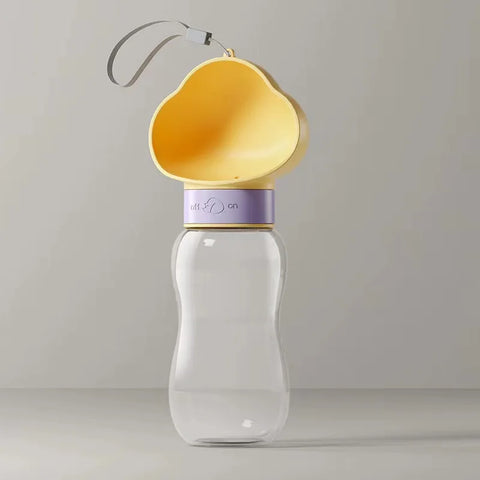 Dog Water Bottle For Outdoor Use Portable Companion Cup Plastic Water Bottle Dog Walking Water Feeding Dog Accessories Outdoor