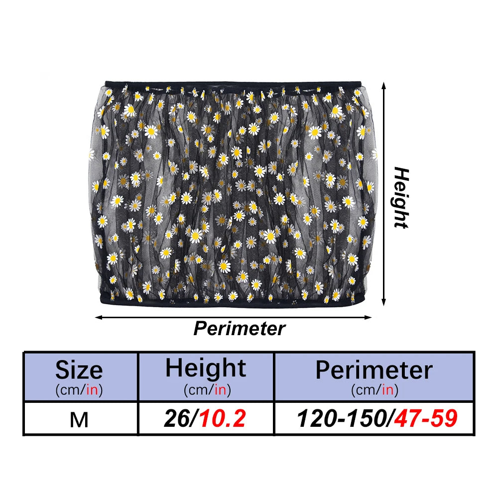 Adjustable Bird Cage Net Cover Birdcage Seed Feather Catcher Soft Skirt Guard Birdcage Nylon Mesh Netting for Round Square Cages
