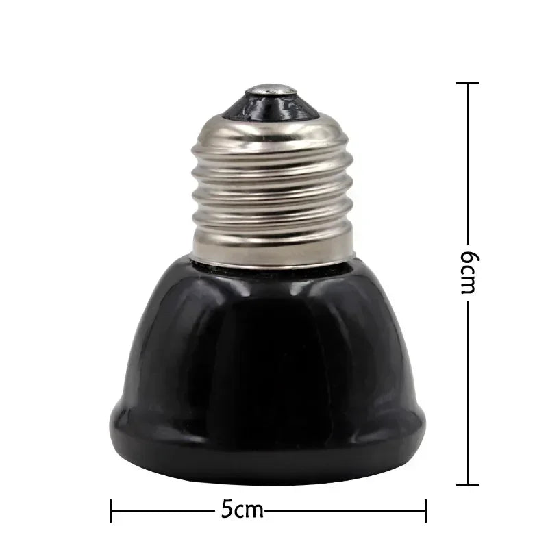 Ceramic Heated Incubation Lamp, Infrared Lamp, Infrared Light Bulb, Reptile Constant Temperature Lamp, Help Sleep