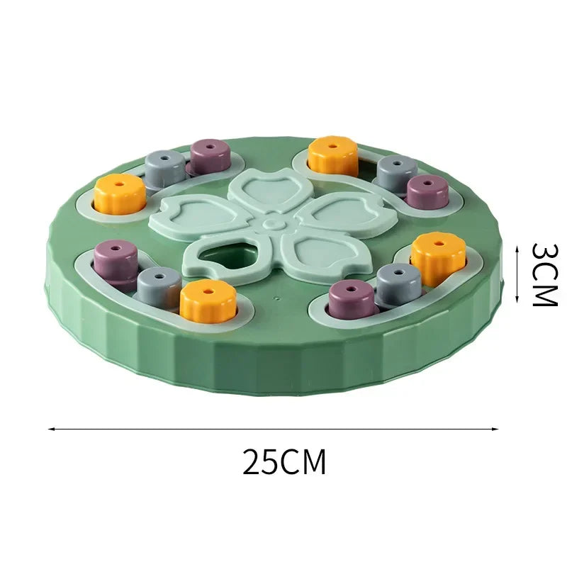 Cat Dog Puzzle Toys Interactive Slow Fooder Non Slip Bowl Increase Puppy IQ Food Dispenser Cats Dogs Training Games Pet Supplies