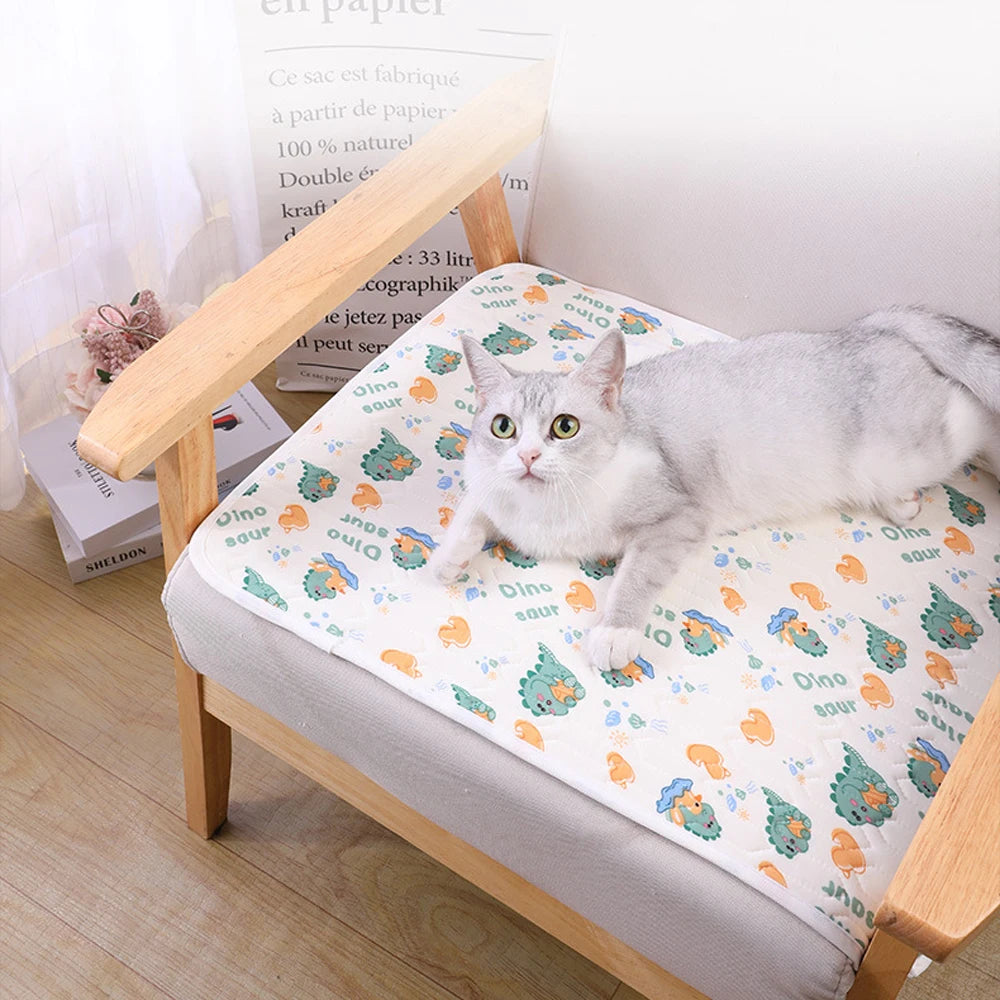 Dog Bed Cats Cooling Mat Latex Dampproof Pet Blankets Dog Sleeping Pad Non-slip House for Cats in Summer