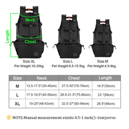 Breathable Pet Dog Carrier Bag for Large Dogs Golden Retriever Bulldog Backpack Adjustable Big Dog Travel Bags Pets Products