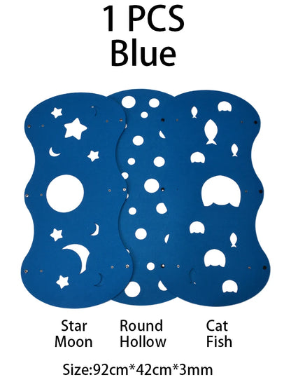 Splicing Cat Toy Felt Pom Nest Deformable Kitten Tunnel Collapsible Tube House Tunnel Interactive Pet Pusscat Security Sense