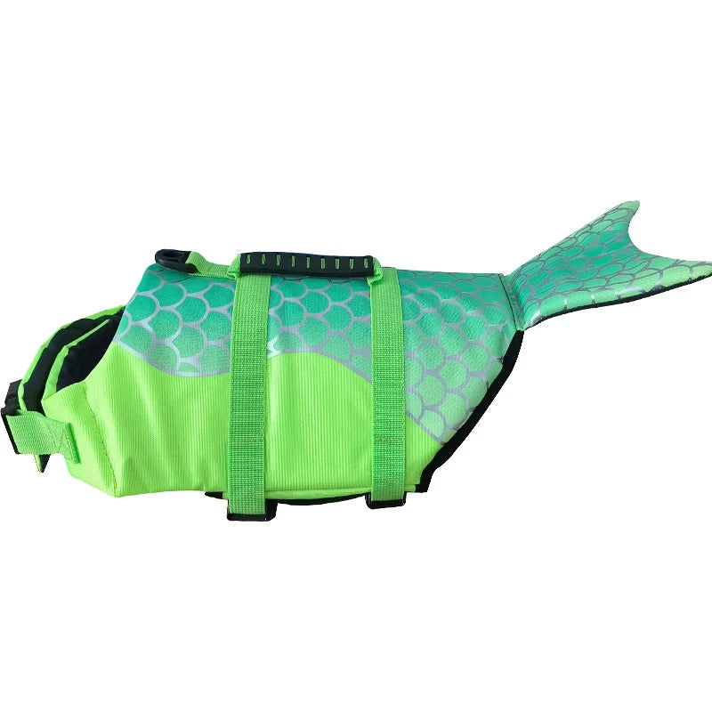 Pet Dog Life Jacket Enhanced Buoyancy Small Dogs Swimming Clothes Safety Vest with Handle for Medium Large Dog Surfing Costume
