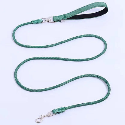 Dog Leash Colorful Long Dogs Leash 2M Pet Chain Nylon Leashes for Dog Walking Comfortabe Handle Dogs Leashes 160cm Pet Supplies