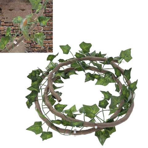 Reptile Vines Jungle Rattan Climbing Tree Strip Habitat Decor Fake Gecko Accessories Terrarium Snake Decoration for Pets