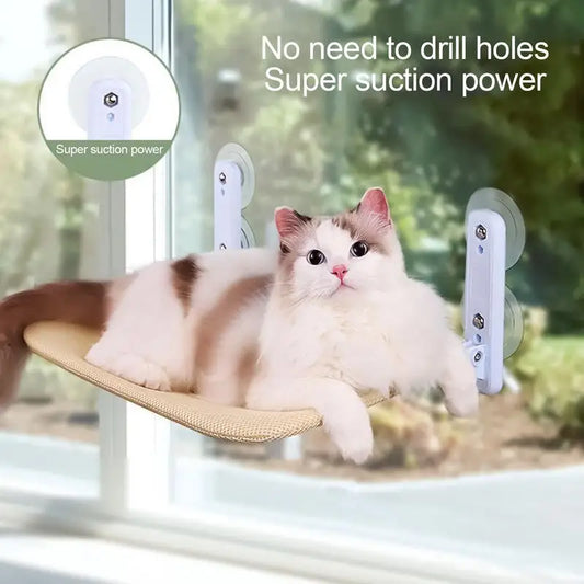 Suction Cup Cat Hammock Window Mounted Cat Seat Window Perch Cat Nest With Strong Suction Cups Holds Up To 27.5 Lbs Home Balcony
