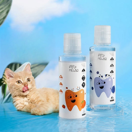 Dog Cat Mouthwash 200ml Natural Oral Care Water Additive for Fresh Breath Tartar Control  Effective Teeth Cleaner Deodorizer