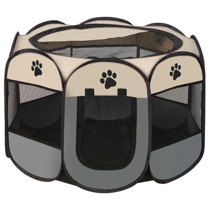 Folding Pet Tent Dog House Camping Accessories Pet Cage Octagonal Cage Fence Outdoor Playpen Puppy Shelter