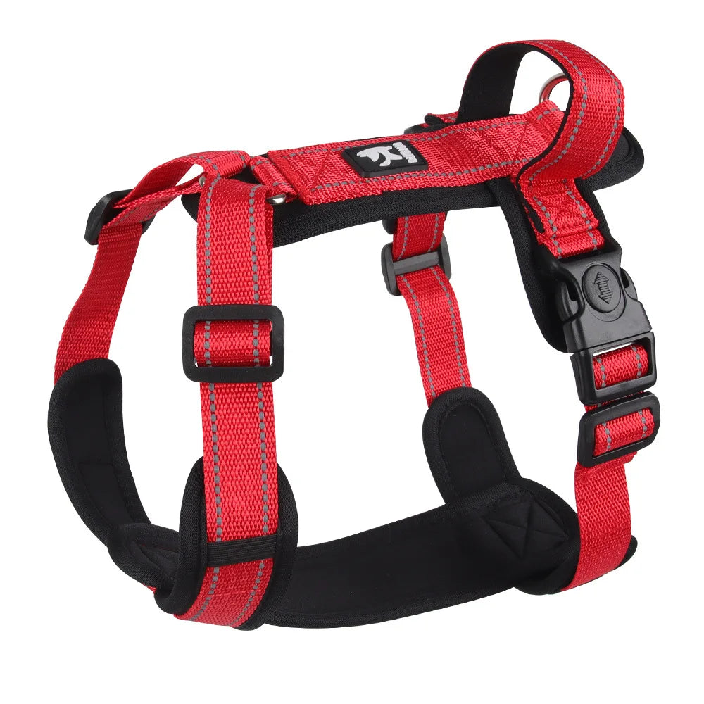 Reflective Puppy & Small Dog Vest Harness with Handle for Easy Control and Adjustable Chest Straps