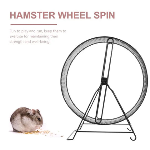Wheel Hamster Exercise Running Small Silent Chinchilla Largehedgehog Guinea Ratgerbil Metal Pet Quiet S Animal
