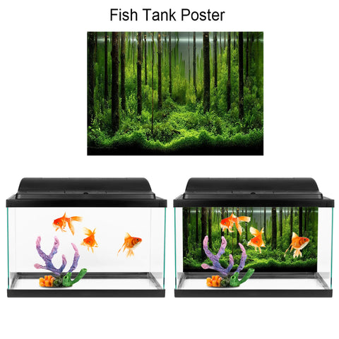 Fish  Background Paper PVC Adhesive Underwater Forest  Background Poster Backdrop Decoration Paper Fish  Decor Paper
