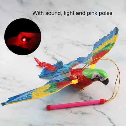 Simulation Bird Interactive Cat Toys Electric Hanging Eagle Flying Bird Cat Teasering Play Cat Stick Scratch Rope Toys