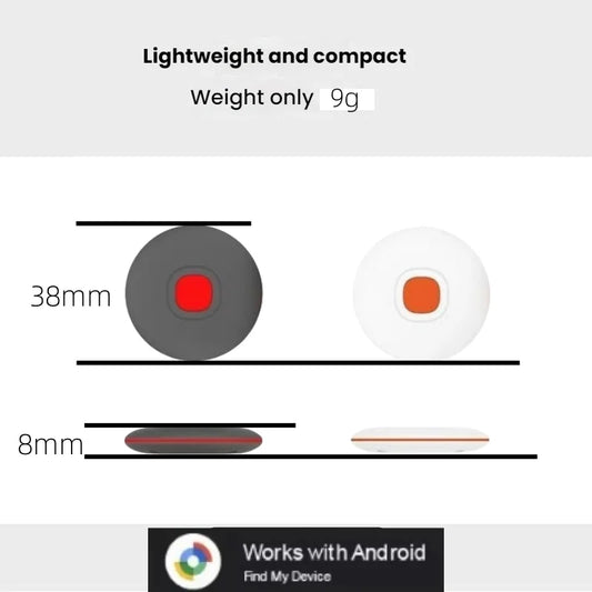 GPS Tracker for Android Smart IP67 Waterproof Bluetooth Tracking Device for Pets Kids Elderly Car Real-Time Global Location