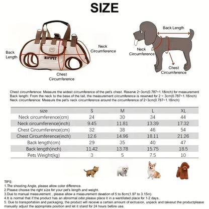 Multifunctional Double Shoulder Dog Carrier Backpack Adjustable Washable Pet Strap Artifact Breathable Dog Outing Bag For Pet