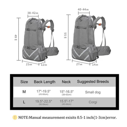 Breathable Pet Dog Carrier Bag for Large Dogs Golden Retriever Bulldog Backpack Adjustable Big Dog Travel Bags Pets Products