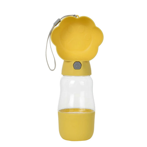 Portable Dog Water Bottle for Small Large Dogs Cats Leakproof Puppy 2 in 1 Water Food Container Chihuahua Bulldog Pet Supplies