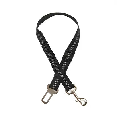 New hot pet supplies Car seat belt dog traction seat belt cushioned elastic safety rope traction leaf dog traction leaf