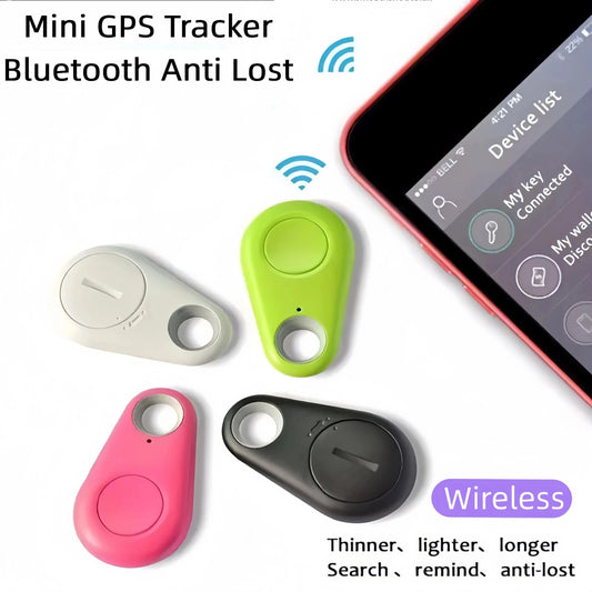 Mini GPS Tracker Bluetooth Anti Lost Device for Pets Wallet Keys Child Bag Two Way Positioning Smart Locator Shutter Control