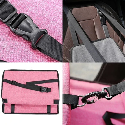 5 color Double Thick Waterproof Travel Accessories Mesh Hanging Bag Folding Pet Supplies Dog Mat Blanket Safety Pet Car Seat Bag