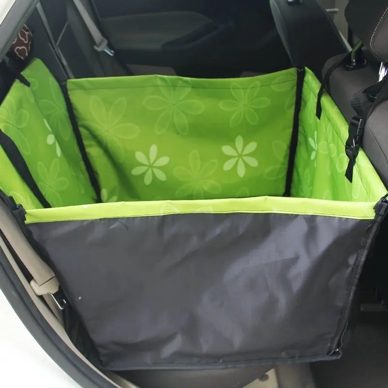 CAWAYI KENNEL Pet Carriers Dog Car Seat Cover Carrying for Dogs Cats Mat Blanket Rear Back Hammock Protector