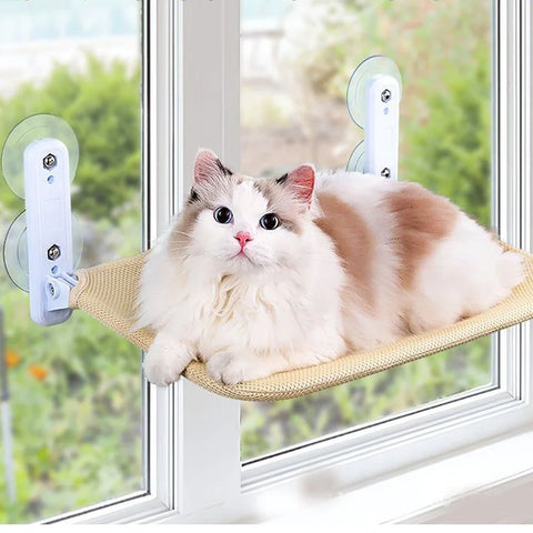 OUZEY 15KG Cat Hammock Foldable Hanging Pet Cat Bed Breathable Comfortable Sleeping Windowsill Cat Nesk Kitten Pet Supplies