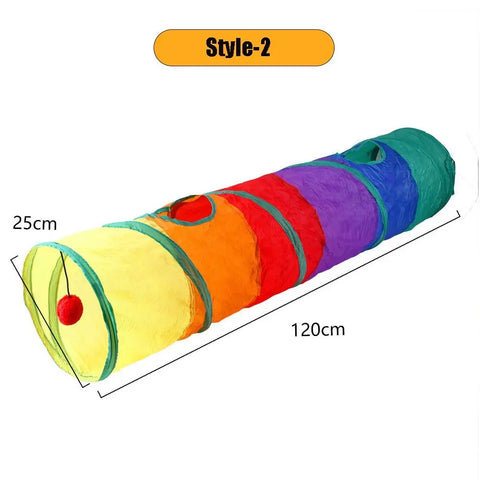 Pet Supplies Cat Play Tunnel Tube Collapsible Hamster House Tunnel For Pet Gerbil Rat Small Animals