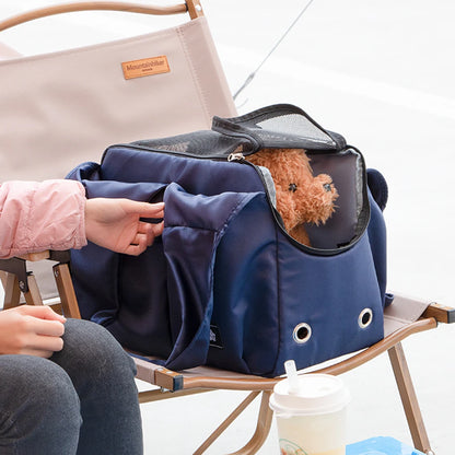 Breathable Cat Carrier Bag Cats Transporter Bag Portable Puppy Shoulder Bags Travel Pet Carrier for Cat Dog Pets Handbag