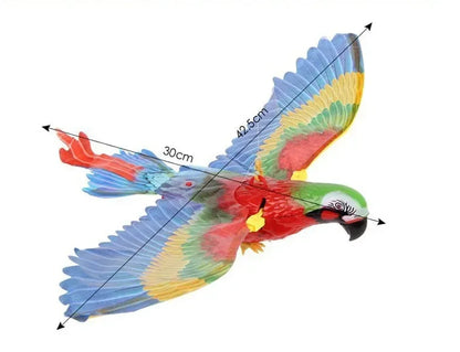 Simulation Bird Interactive Cat Toys Electric Hanging Eagle Flying Bird Cat Teasering Play Cat Stick Scratch Rope Toys