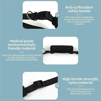 GPS Collar for Cats Kitten Collar With Tracking Safety Protection Long-Lasting Battery Pet Cat Locate Supplies