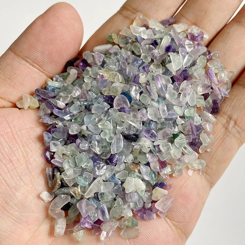 Natural Stone Gravel Crystal Chips 3-5mm Irregular Amethysts Quartz Reiki Healing Tumbled Stone for DIY Fish Tank Bonsai Decor