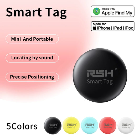 Pets GPS Tracker for IOS Smart Tag work with Apple Find My app Cat Dog Animal Anti Loss Locator Waterproof Protective Finder Kit