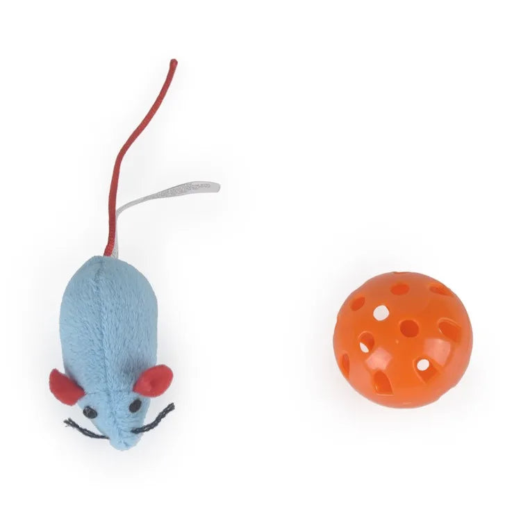 Cat Toy Folding Nine Hole Cloth Tunnel Plush Mouse Cat Grab Ball Bell Fun Decompression Convenient Storage Supplies