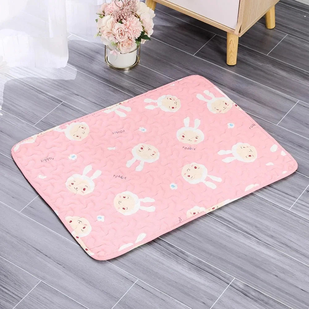 Summer Mat Pet Cooling Ice Blanket Mat Moisture Proof Dog Floor Sofa Cushion Skin Friendly Cat Sleep Breathable Pet Bed Covers
