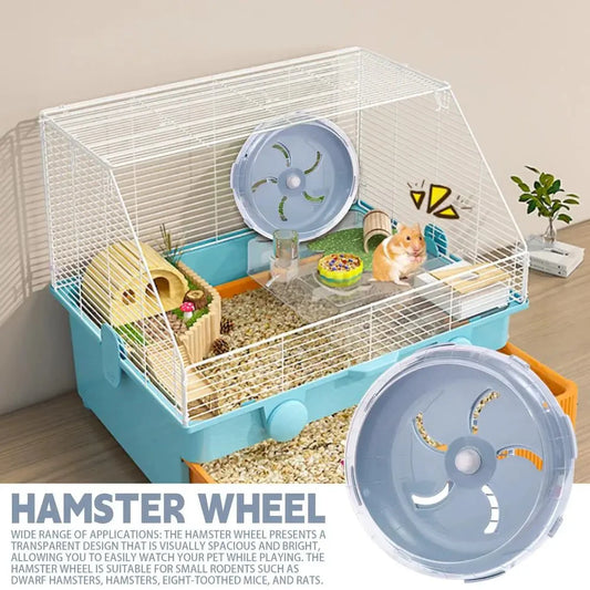 Rat Exercise Wheel Hamster Sport Running Wheel Small Rodent Mice Silent Jogging Pets Running Sports Gerbil Exercise Play Toys