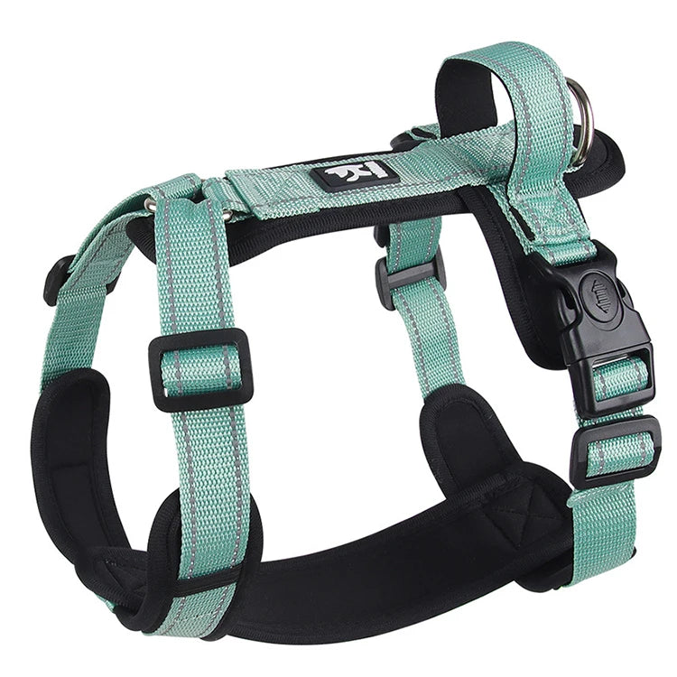 Reflective Puppy & Small Dog Vest Harness with Handle for Easy Control and Adjustable Chest Straps