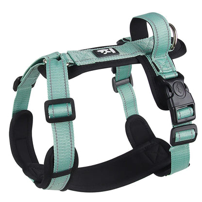 Reflective Puppy & Small Dog Vest Harness with Handle for Easy Control and Adjustable Chest Straps