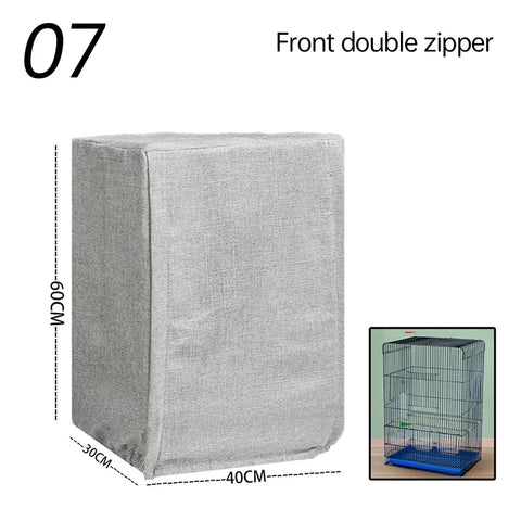 Bird Cage Cover Sunshade Breathable and Splashproof Large Bird Cage Cover Parrot Cage Shading Protective Products Bird Supplies