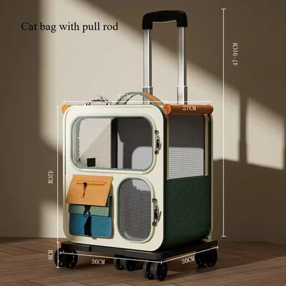 Cat Bag for Outdoor Use, Portable Cat Backpack, Pet Backpack, Car Tool, Dog, Large Capacity Luggage